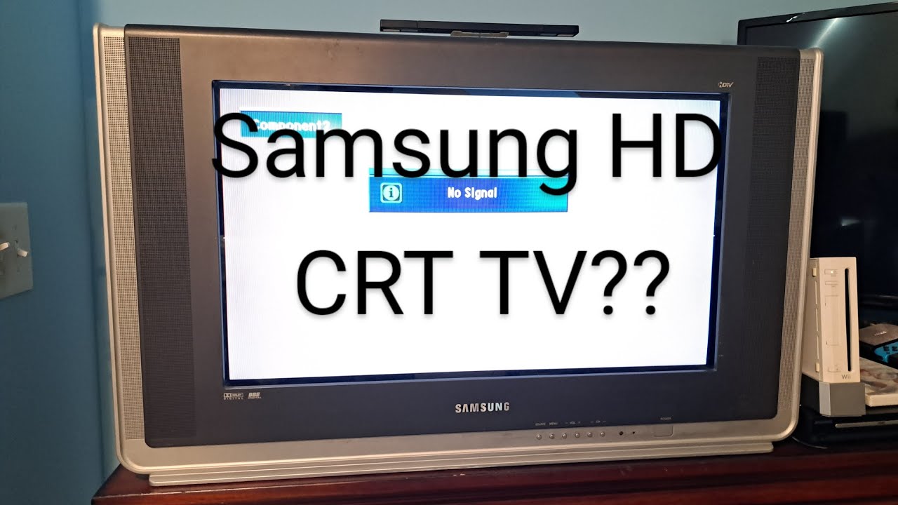 HD CRT TV's and If You Should Consider Them ( Samsung TX-R2678WH )