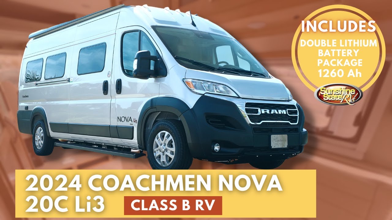 Новый автодом Coachmen Nova 20C Li3 класса B 2024 года — комплект с двумя литиевыми батареями и е...