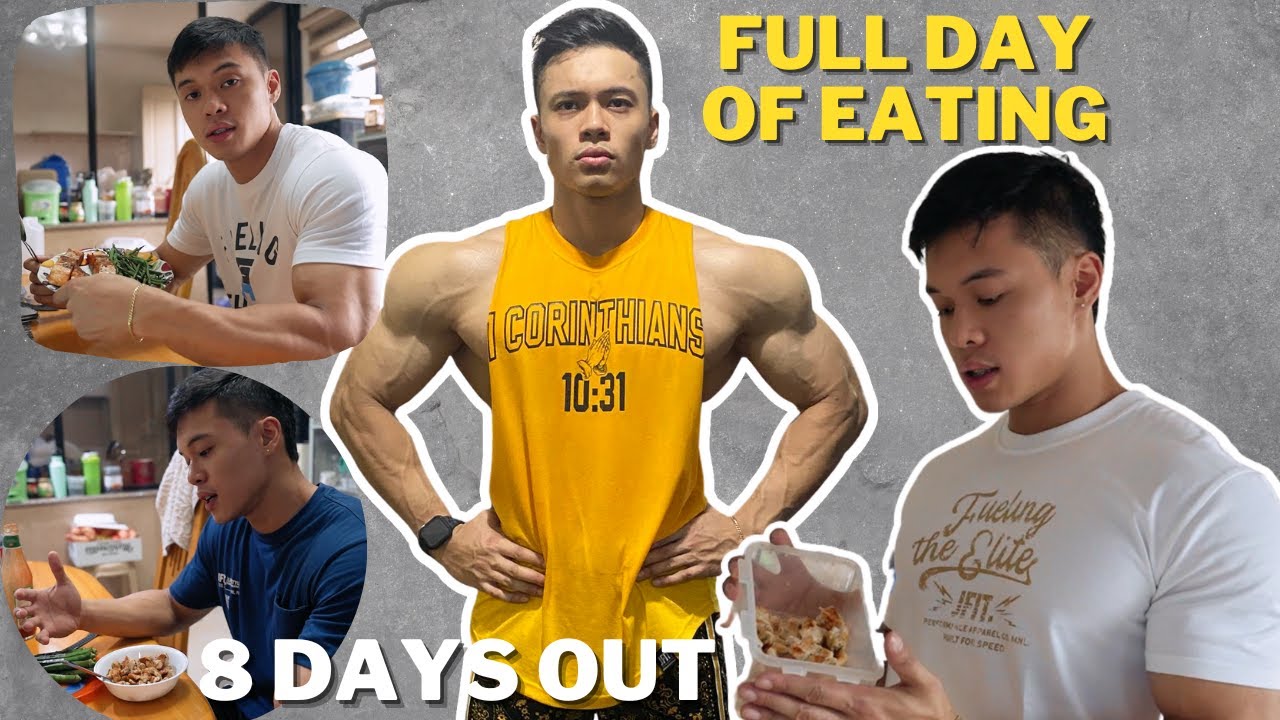 Full Day of Eating with Carl Matthew Cruz | 8 Days Out to Pro Show