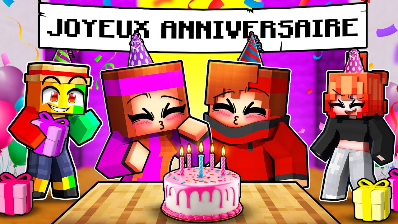 Faire un bisou à son Crush pour son anniversaire sur Minecraft !