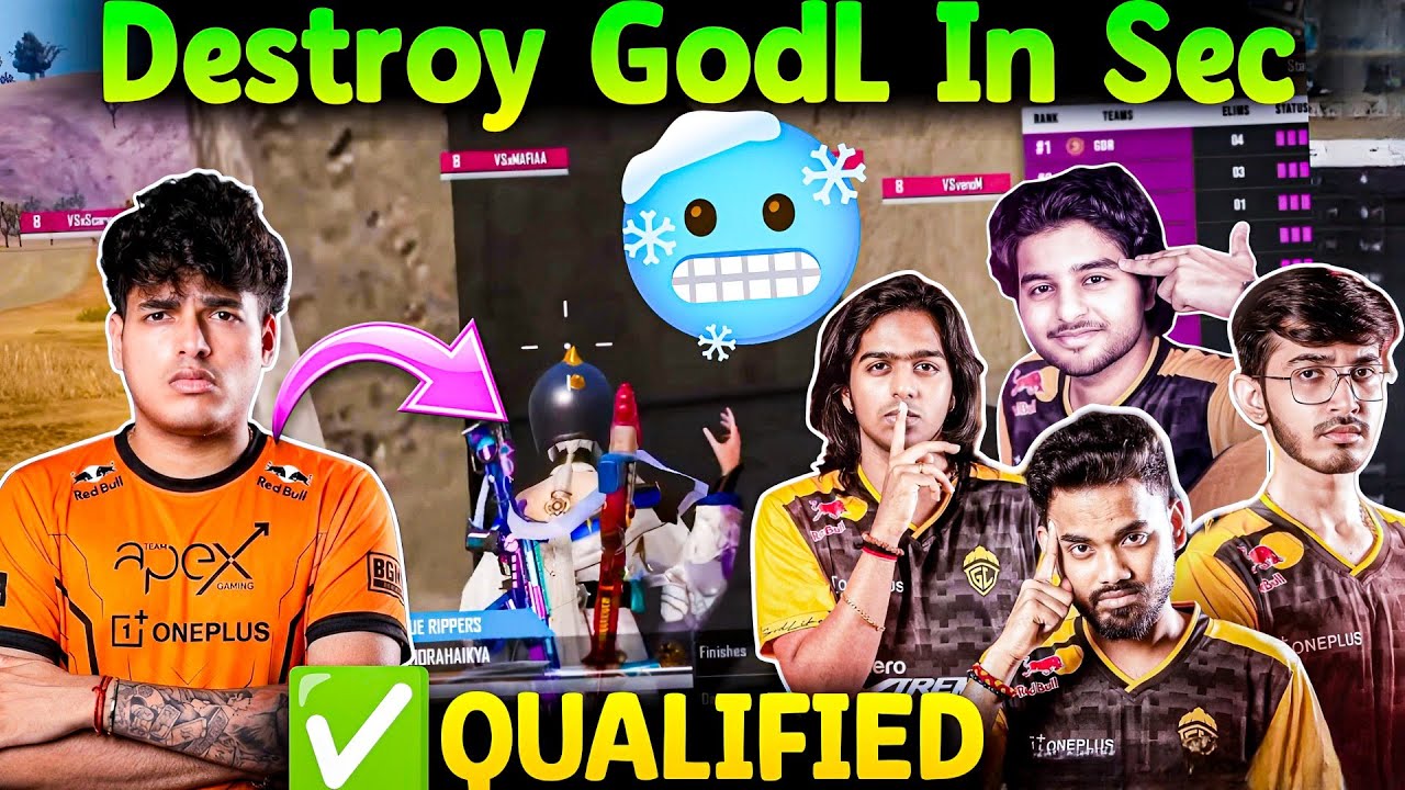 👑Team Jonathan vs GodLike 4v4😱 Destroy GodL In Seconds🚨 Jonathan God Mode🥵 TAG Qualify🖤