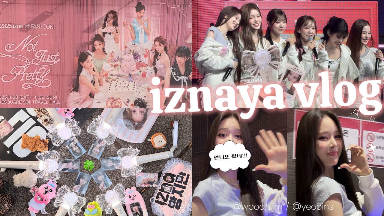 •iznaya vlog💝•이즈나 첫팬콘 브이로그🍂/拿呀的首爾追星紀錄🇰🇷