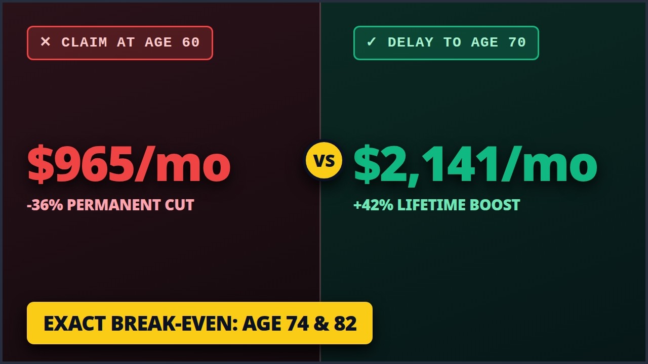 CPP at 60 vs. 65 vs. 70: The Exact Break-Even Age (2026 Maximums)