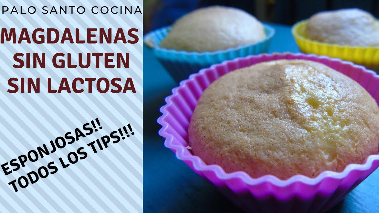 Cómo hacer MUFFINS SIN GLUTEN y SIN LACTOSA | MAGDALENAS de MAICENA