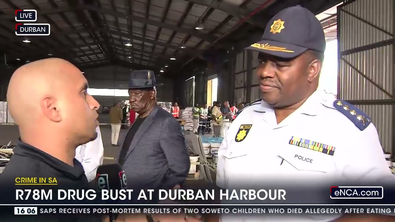 Over R70 million drug bust in Durban Harbour