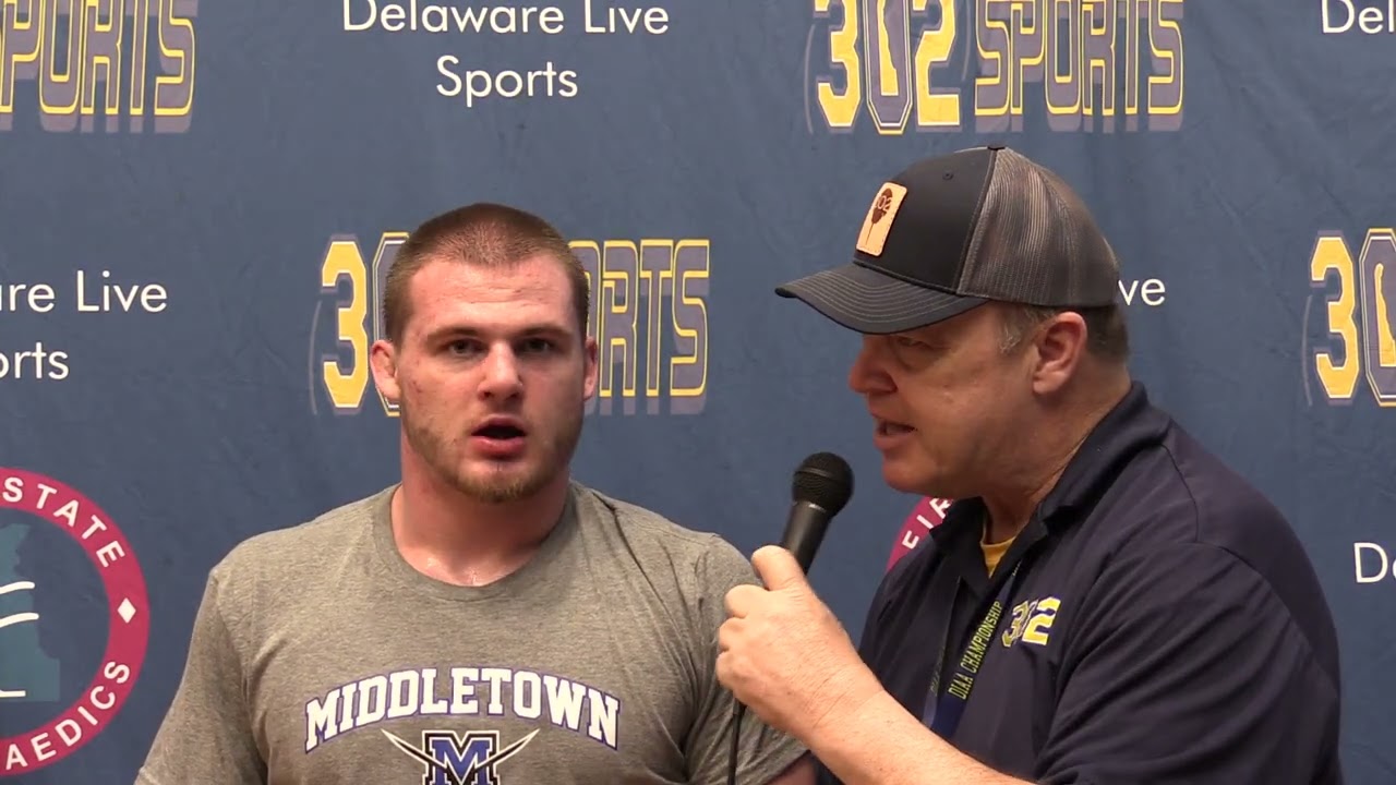 Jacque Wilson of Middletown wins the 215 lb state title for the Cavaliers