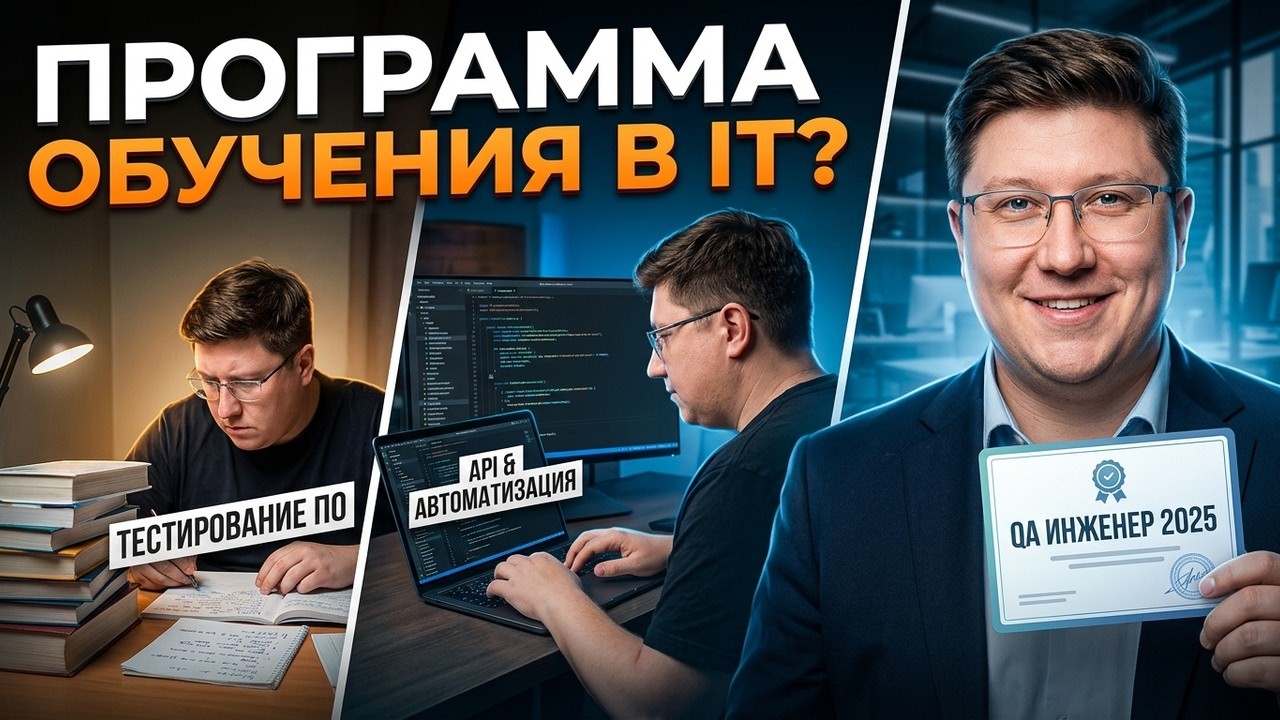Программа самостоятельного обучения: Тестирование ПО в 2025 Как стать QA-инженером с нуля?