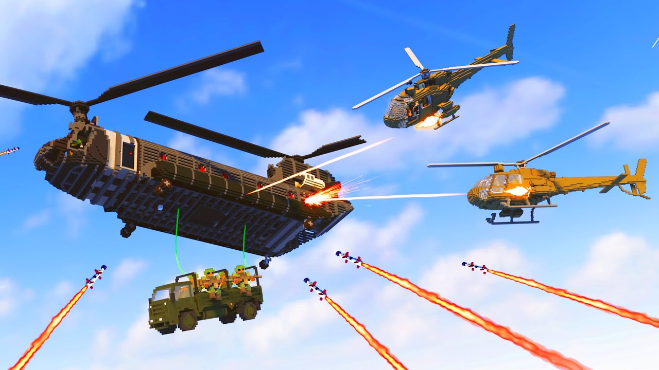 Realistic Helicopter Shootdowns & Crashes 11 😱 Teardown