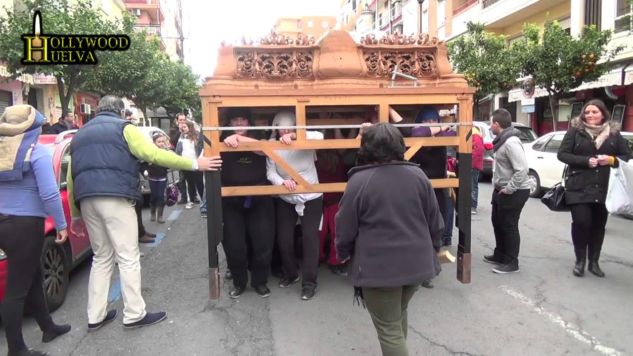 Primer ensayo del Cristo Yacente Santo Entierro 2015 (Hollywood Huelva)