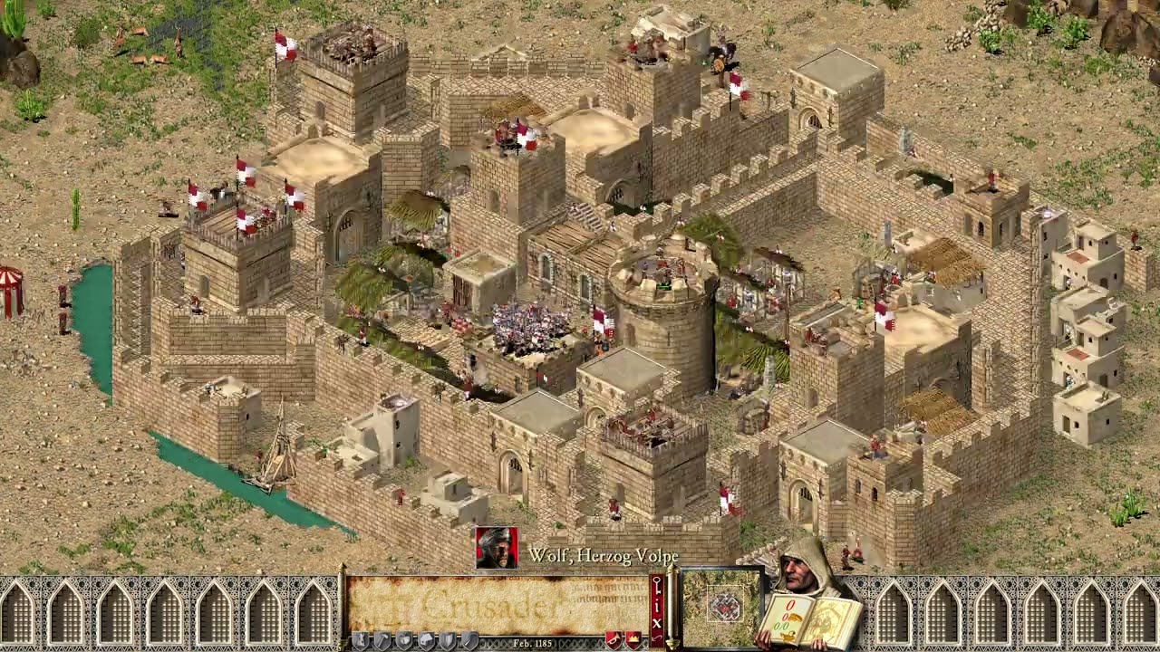 Lite-Show | Stronghold Crusader Crusader Pilaw pack AI-Tornament 1/8 финала Скорпион VS Волк