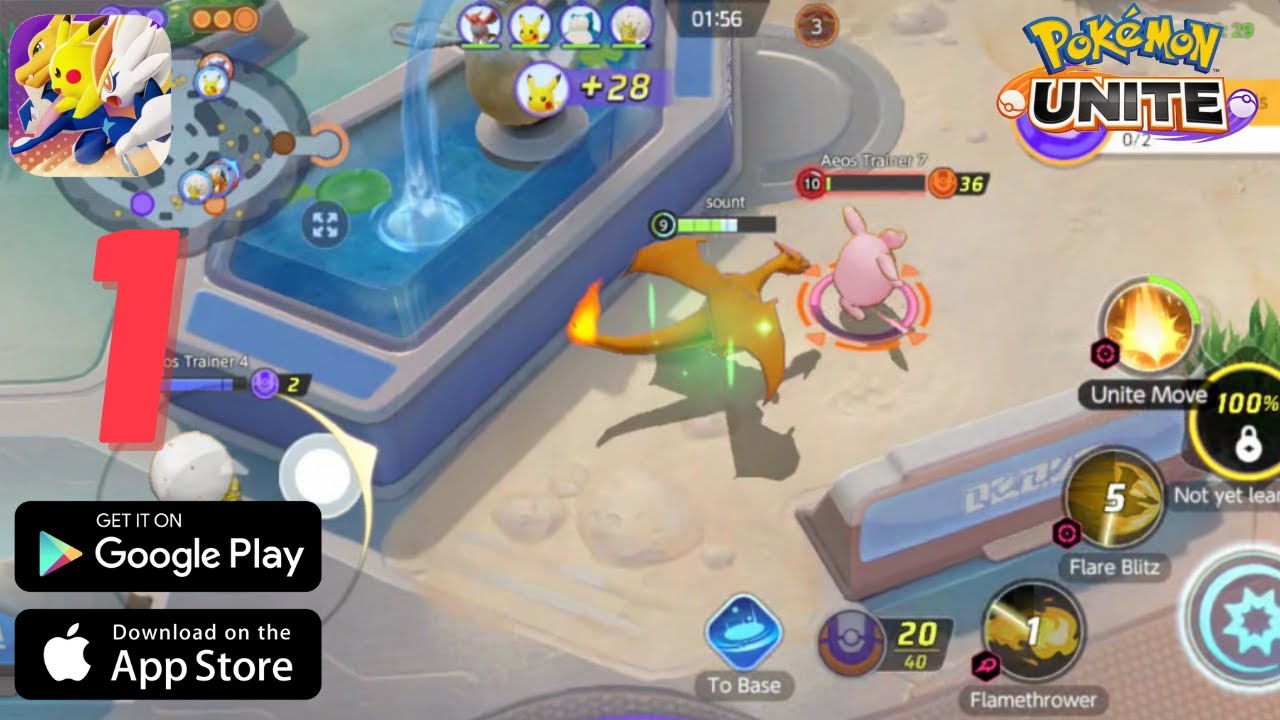 Android Games !! Pok&eacute;mon UNITE gameplay 1 (iOS,Android)