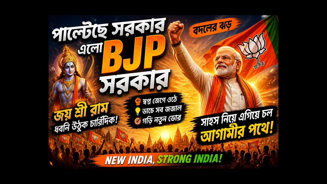 Palteche Sorkar Elo BJP Sorkar | BJP Song