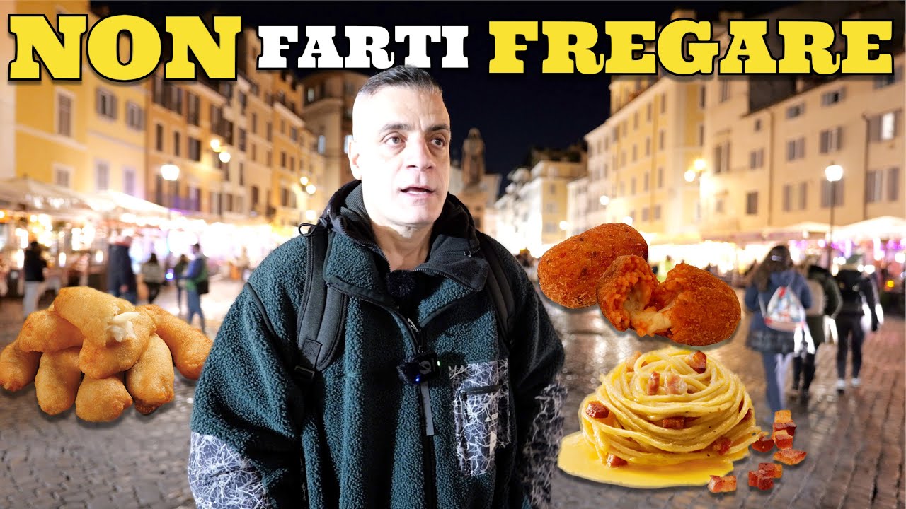 Non farti Fregare per mangiare in centro a Roma - Campo de Fiori
