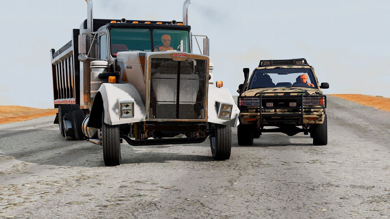 SEMI-TRUCK SNAPS! 🤬 Highway Road Rage Disaster (BeamNG.drive)