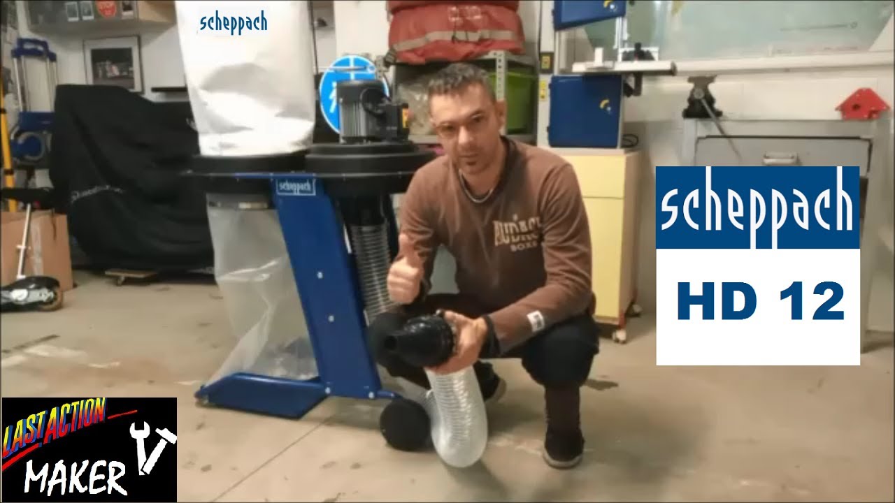 Scheppach HD 12 sistema di aspirazione trucioli