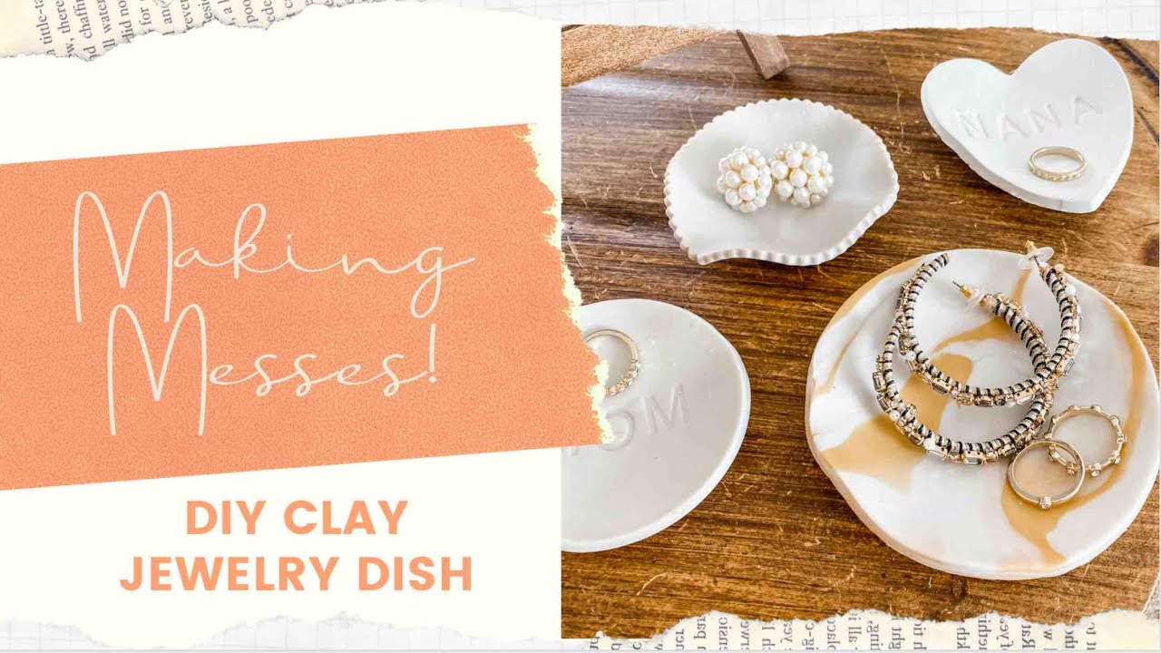 DIY Clay Jewelry Dish for Mother's Day