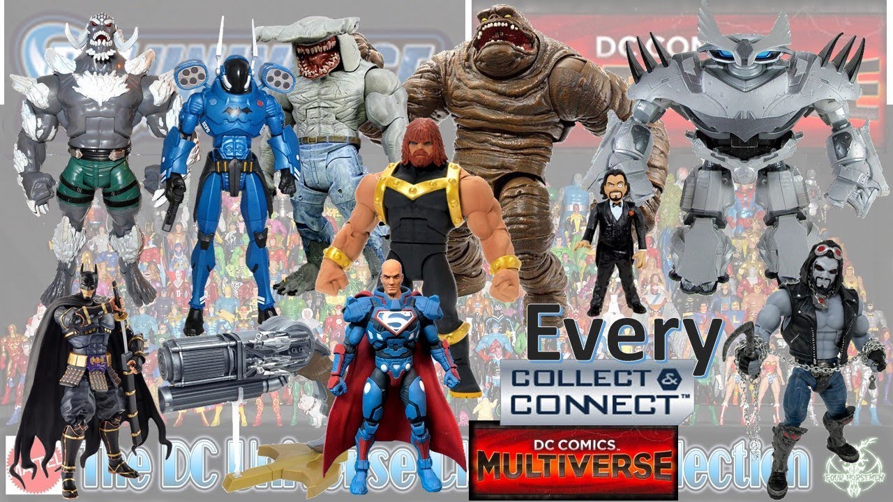 Every DC Multiverse Collect and Connect BAF Build-a-Figure Comparison List