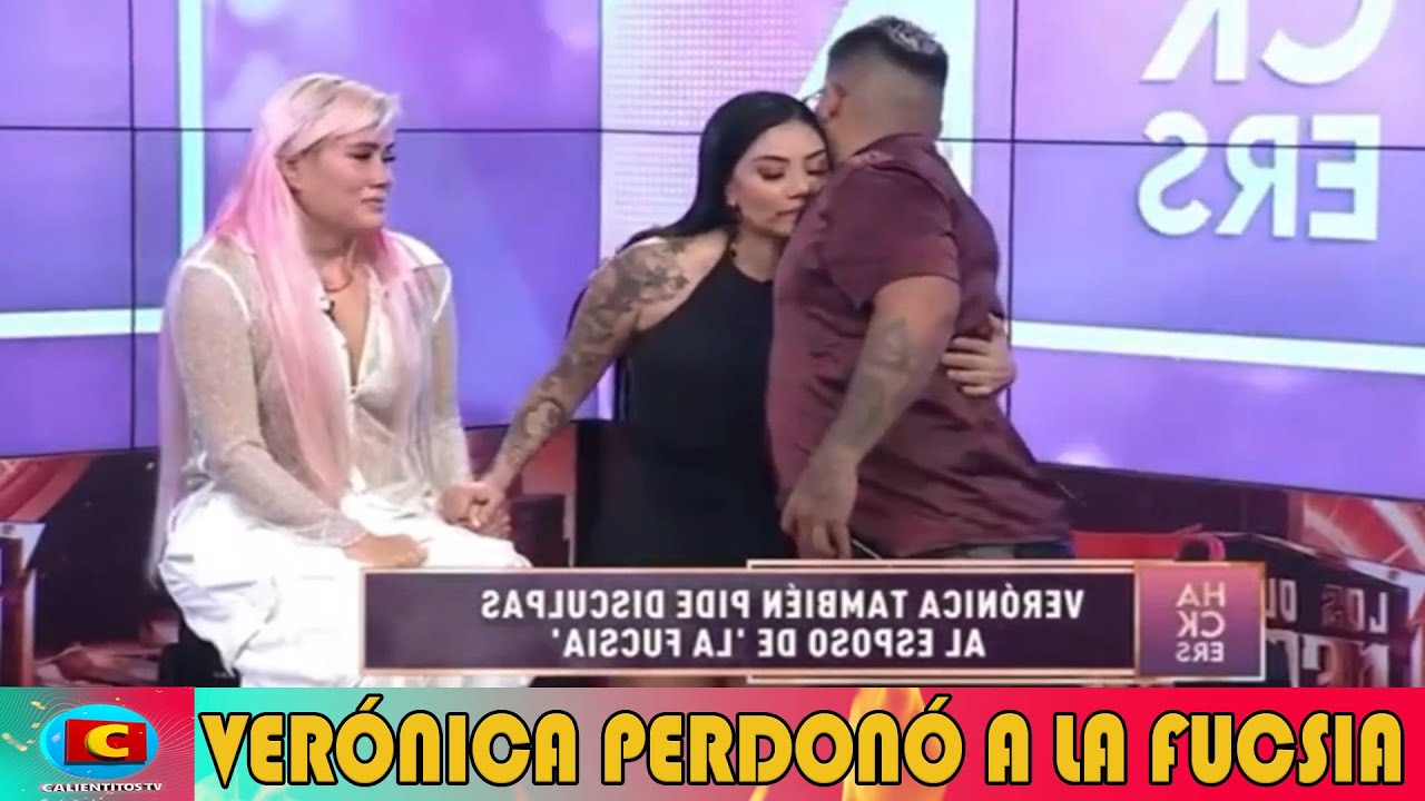 Verónica Saltos llora en vivo😭 a reconciliarse con la FUCSIA🔥