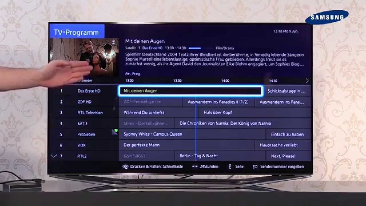 Samsung TV 2014 - 06 TV-Guide / USB-Recording / Aufnahmen