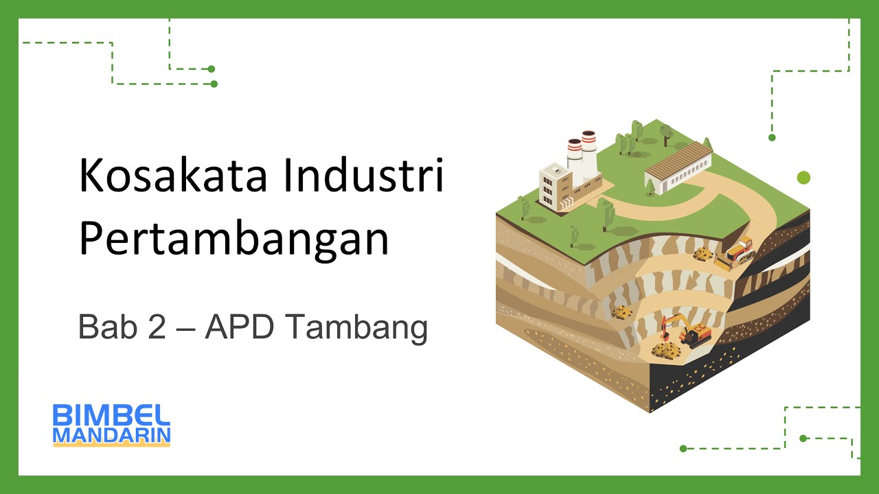 Kosakata Mandarin Industri Pertambangan - Bab 2 | Belajar Bahasa Mandarin