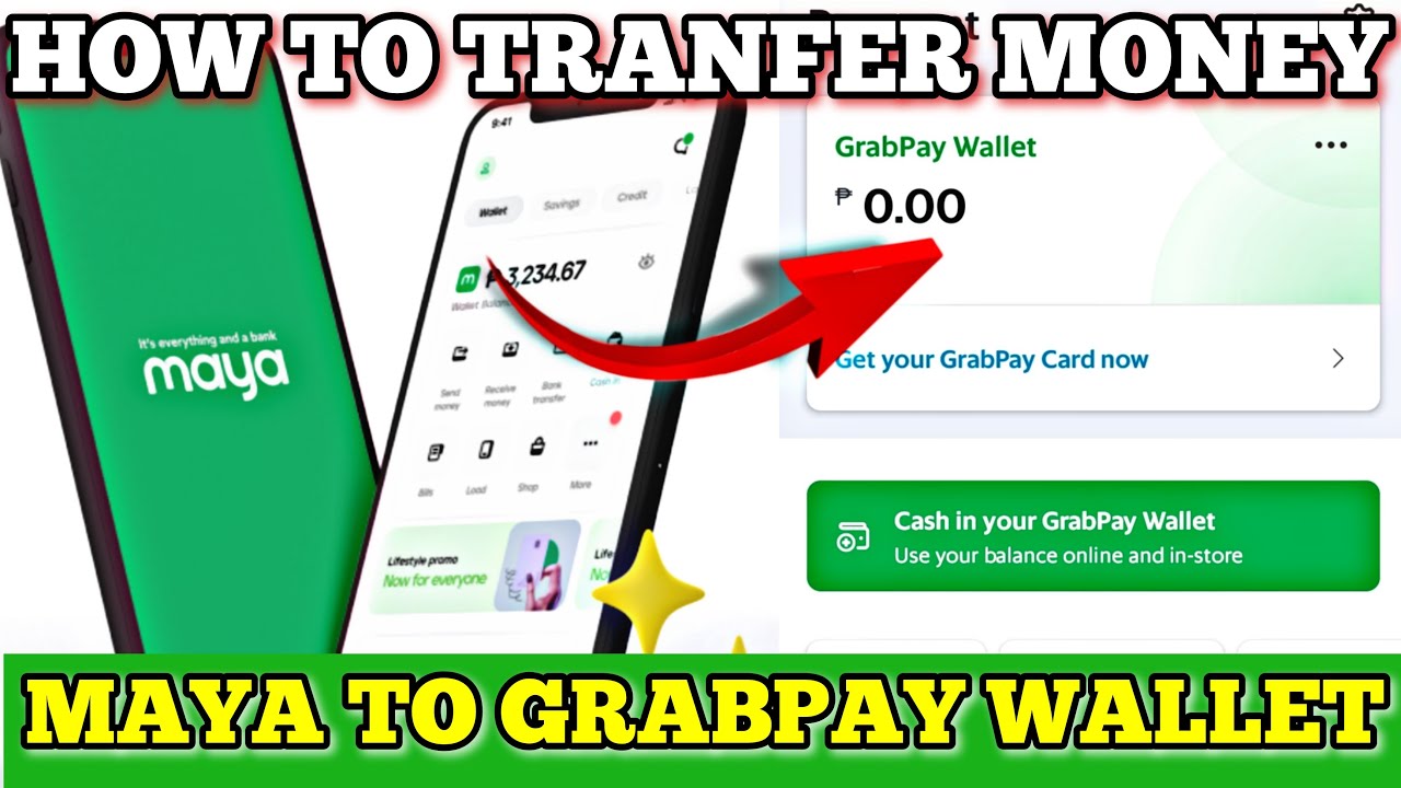 How To Transfer Money Maya To Grabpay Wallet....