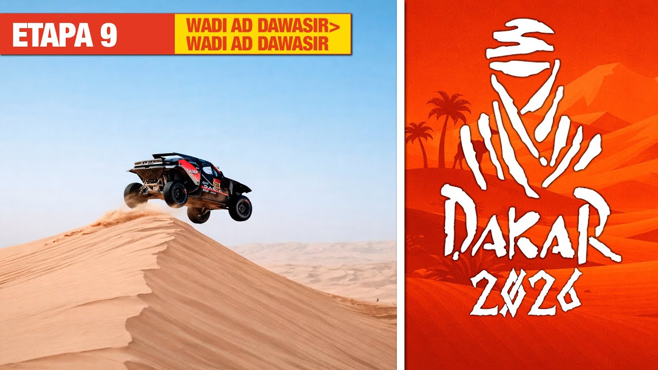 🔴 Dakar 2026 | Etapa 9 Wadi Ad Dawasir | Vuelve la etapa Marathon