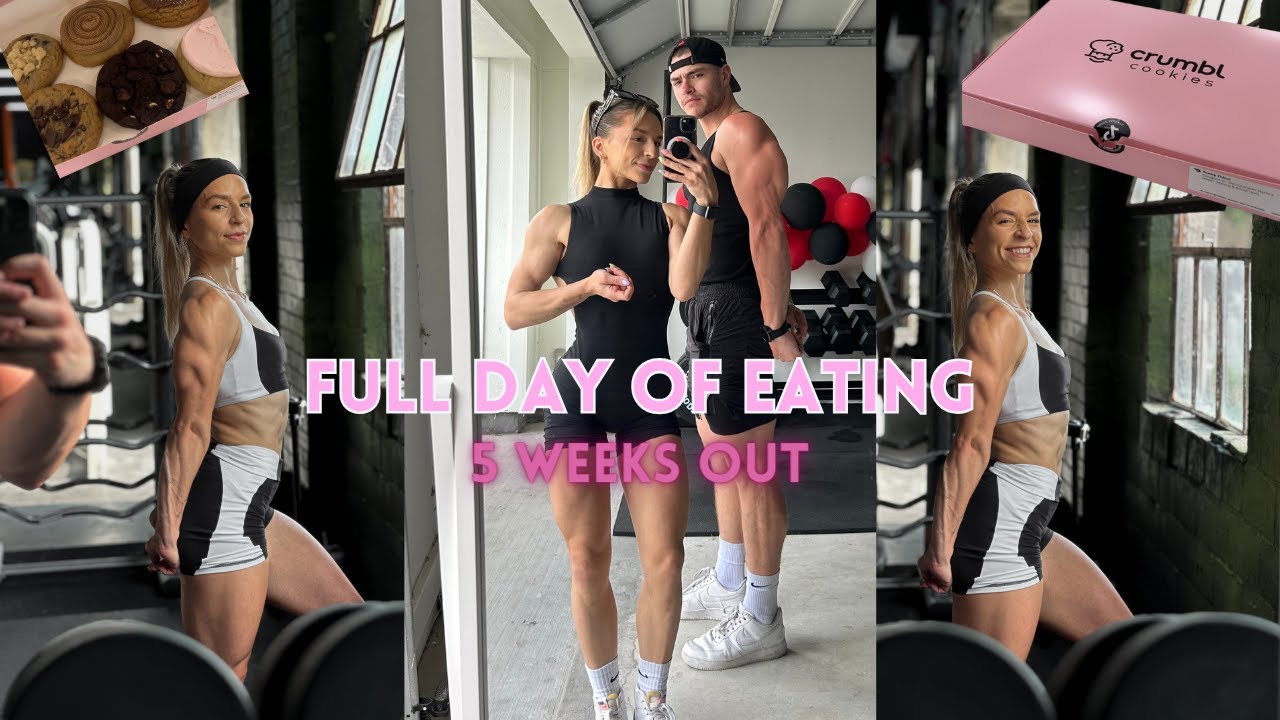 FULL DAY OF EATING 5 WEEKS OUT | BIKINI PREP SERIES | WNBF
