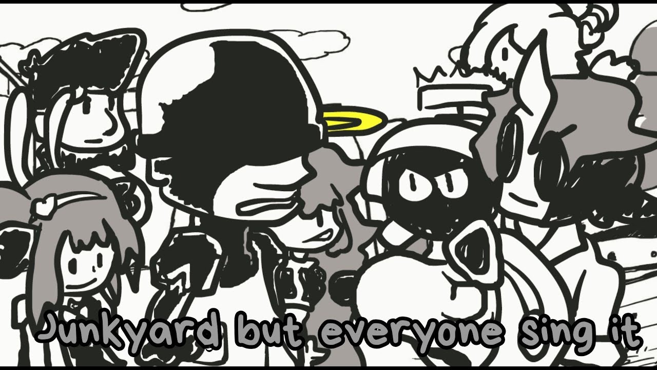 Junkyard but everyone sing it (FNF Junkyard BETADCIU)