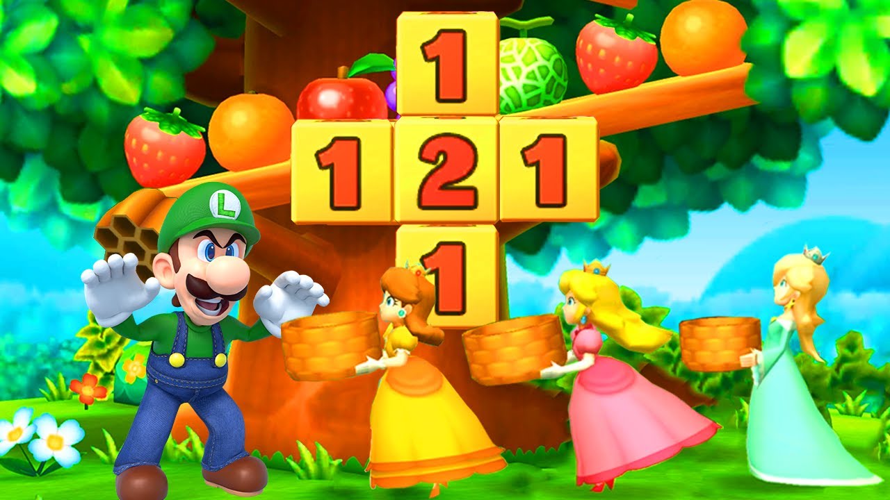 Mario Party The Top 100 Minigames - Luigi vs All Girls Characters (Master COM)