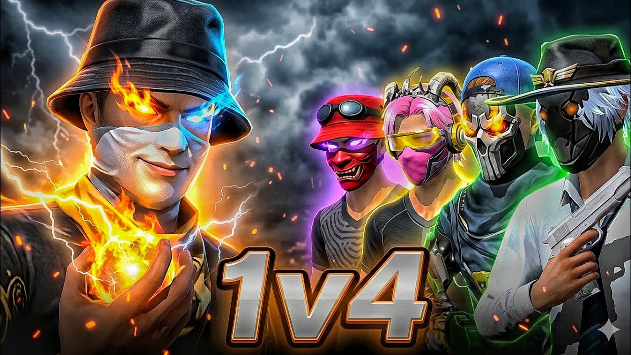 1VS4 || ✅AISA GAMEPLAY KABHI NAHI DEKHA HOGA 😱