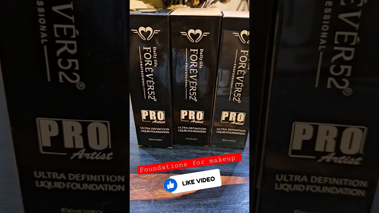 Forever52 Foundation Pro Artist Range (Best 3 shades)