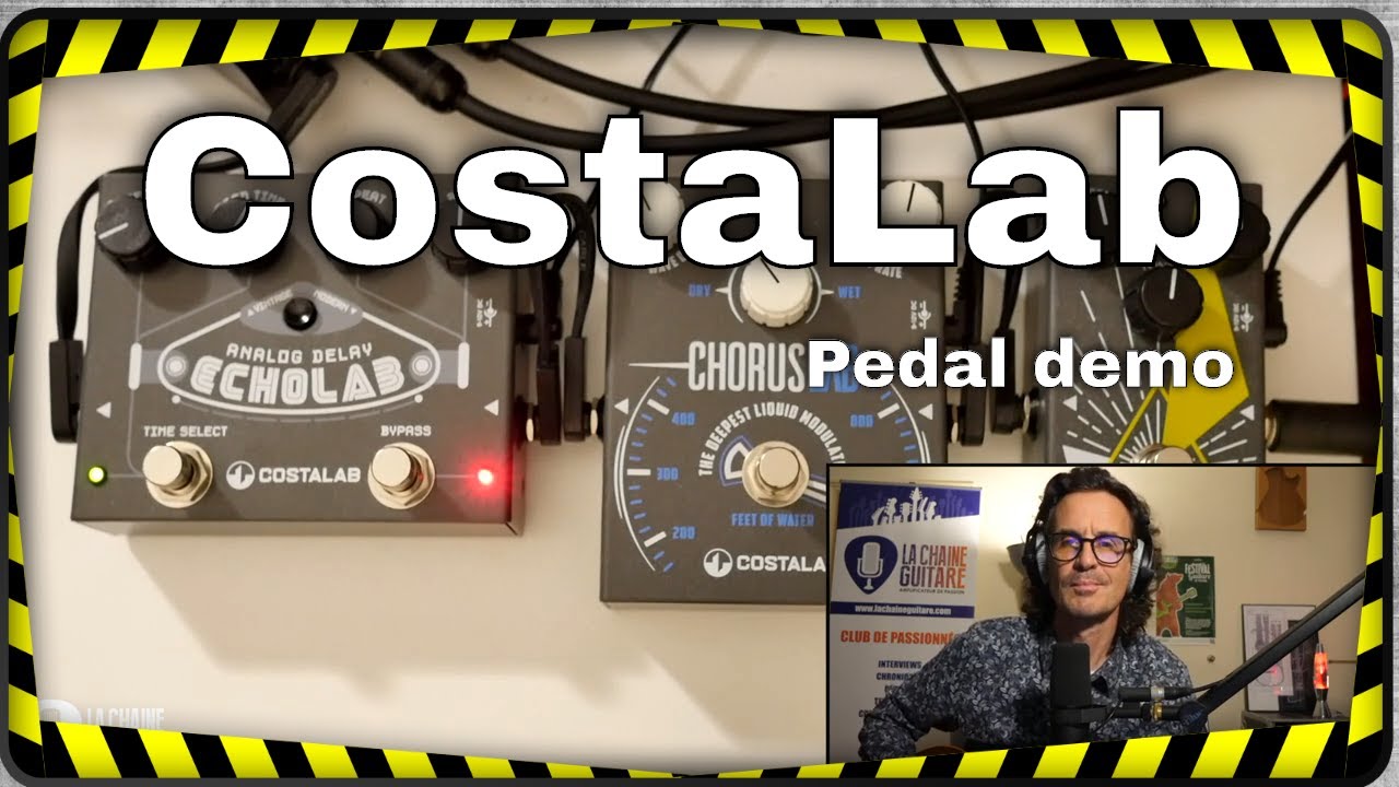 Costalab Pedals demo - EchoLab, ChorusLab & Custom Muff