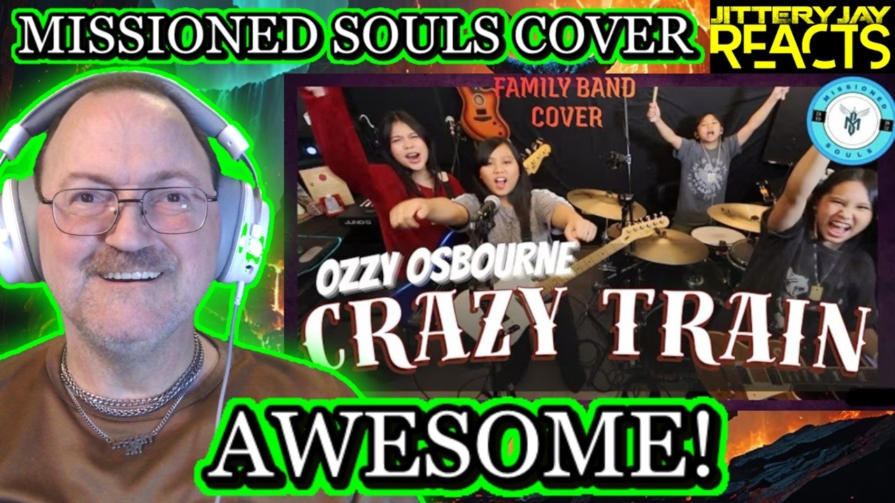 Crazy Train - Ozzy Osbourne - Missioned Souls Family Band Cover - Reaction