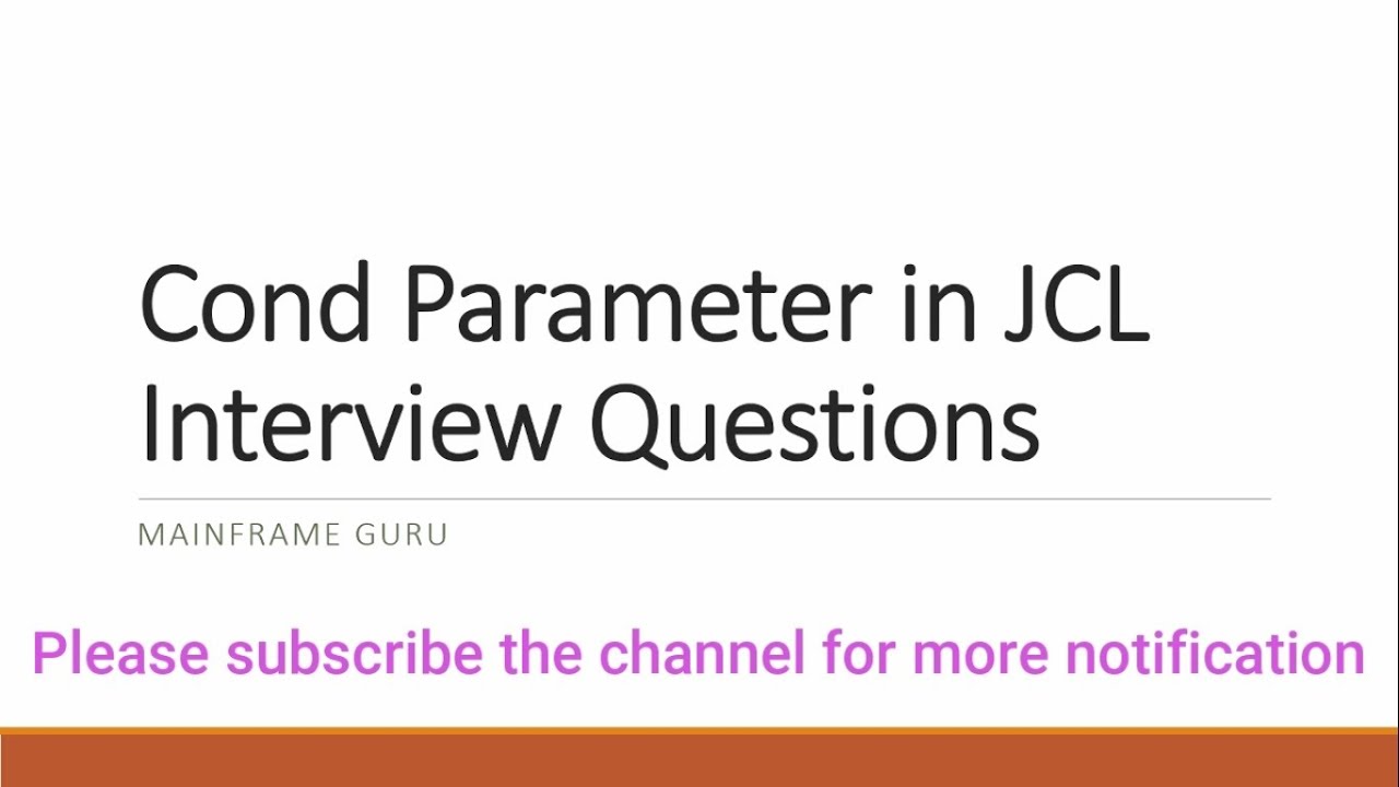 Cond Parameter in JCL Interview Questions with Examples | Mainframe Guru