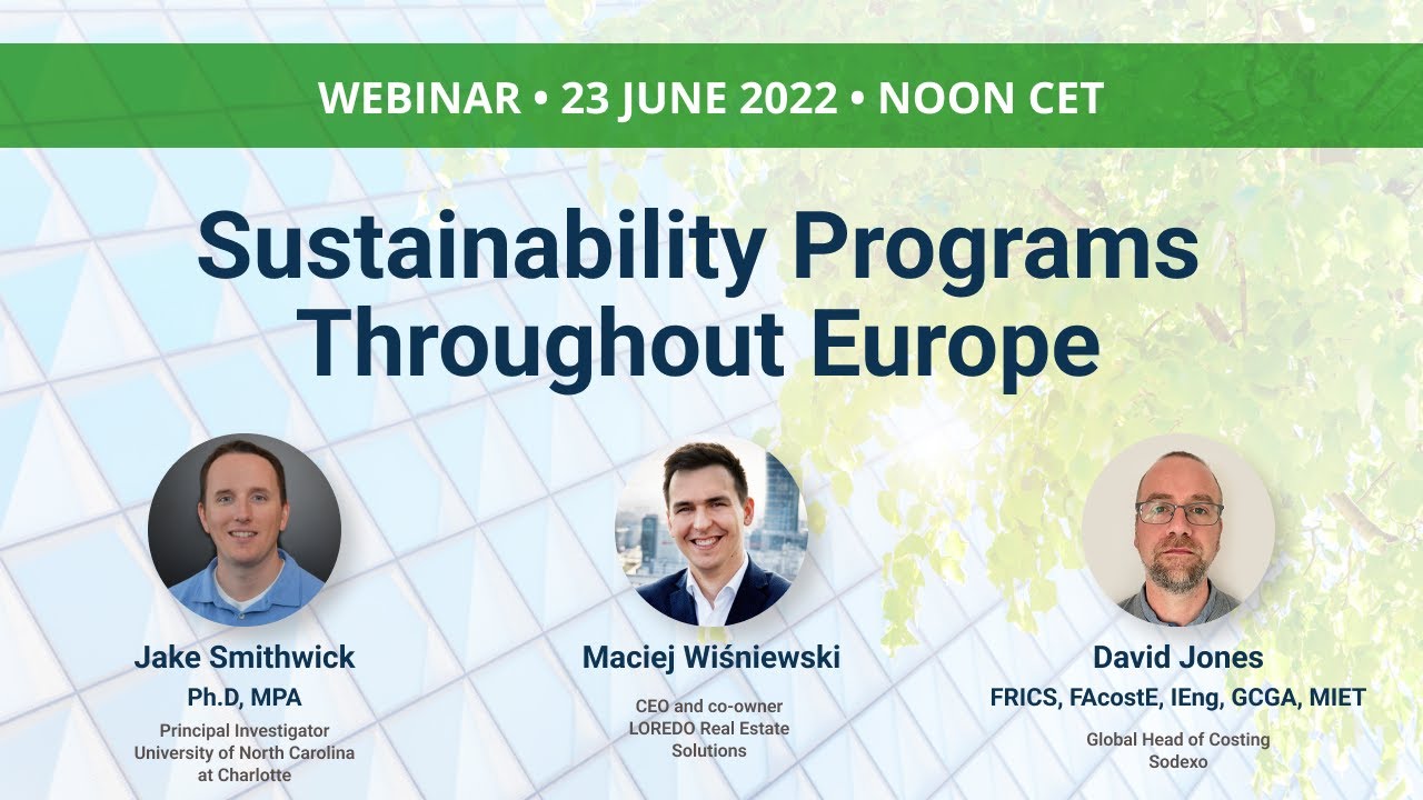 Sustainability Programs Throughout Europe