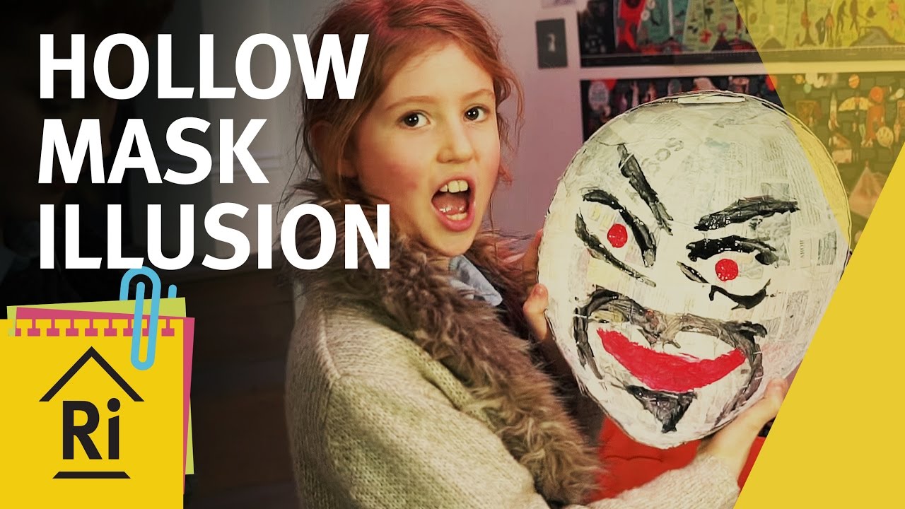How To Make a Hollow Mask Illusion - At home science - ExpeRimental #22