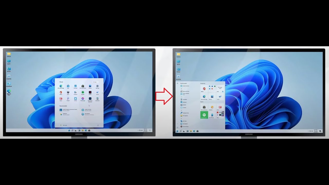 [NTH - 1 Click] C&aacute;ch đưa giao diện menu Start quen thuộc của Windows 10 về sử dụng tr&ecirc;n Windows 11