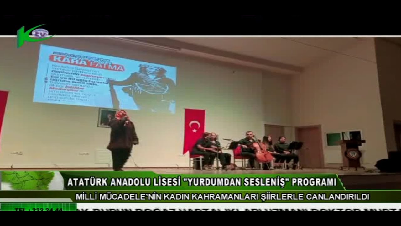 YURDUMDAN SESLENİŞ ŞİİR DİNLETİSİ- Karahisar Tv Anahaber B&uuml;lteni