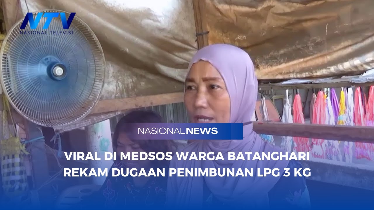 VIRAL DI MEDSOS WARGA BATANGHARI REKAM DUGAAN PENIMBUNAN LPG 3 KG