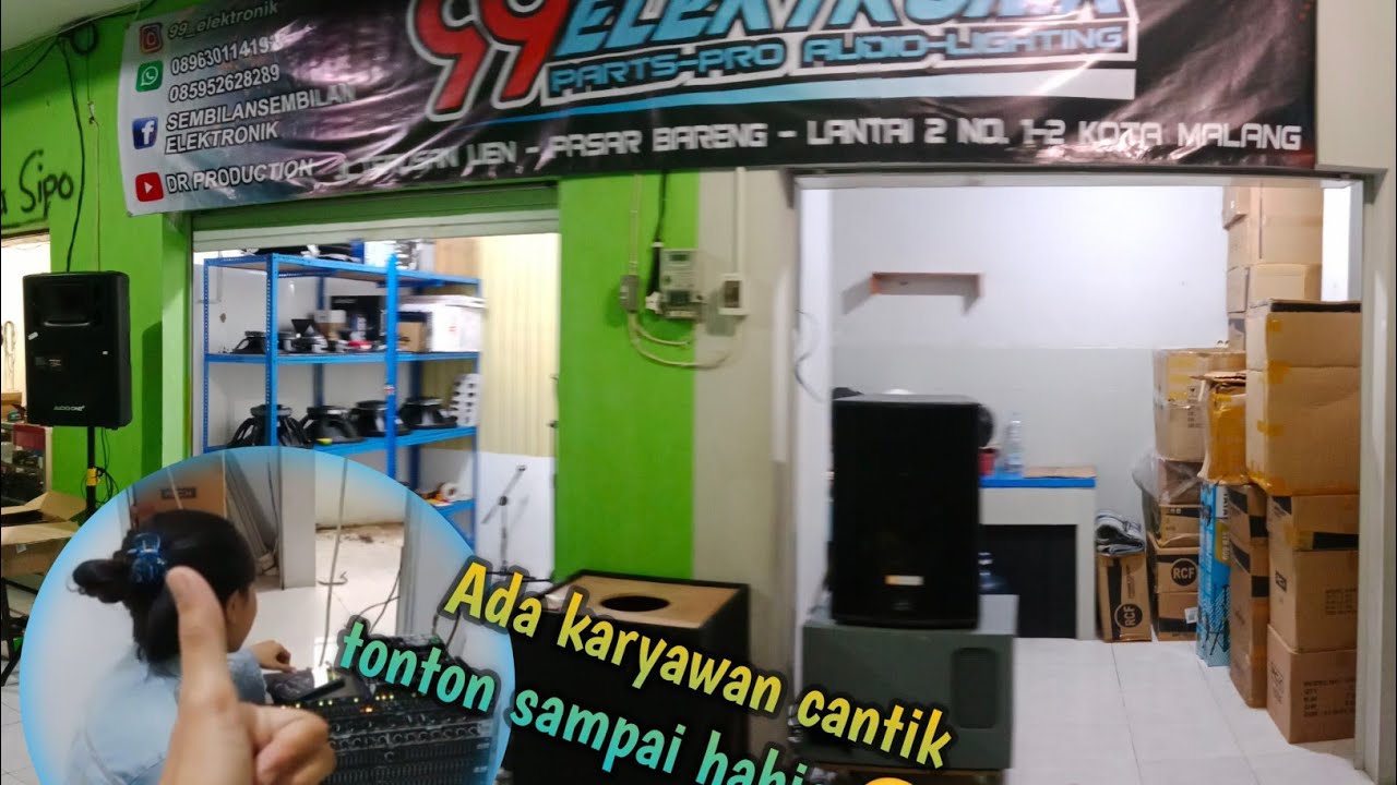 Toko perlengkapan Audio Sound system di kota malang 