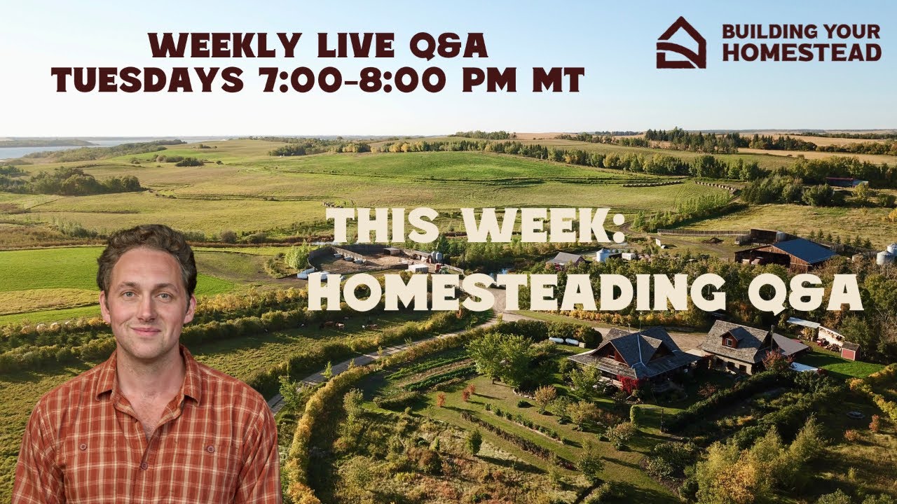 Live Q&A: General Homesteading Questions