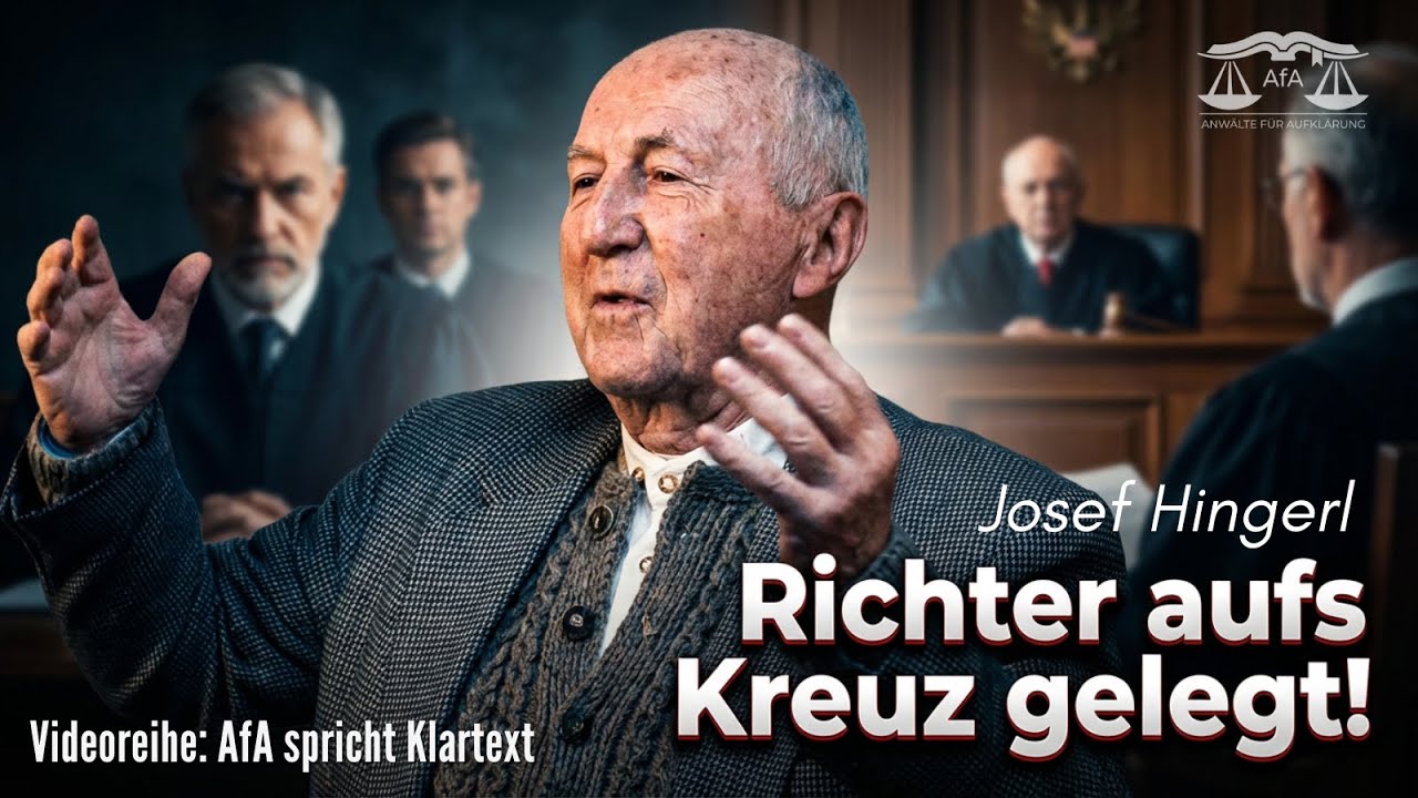 Josef Hingerl (AfA): Richter aufs Kreuz gelegt – Kampf um die Grundrechte & 1914-Parallelen