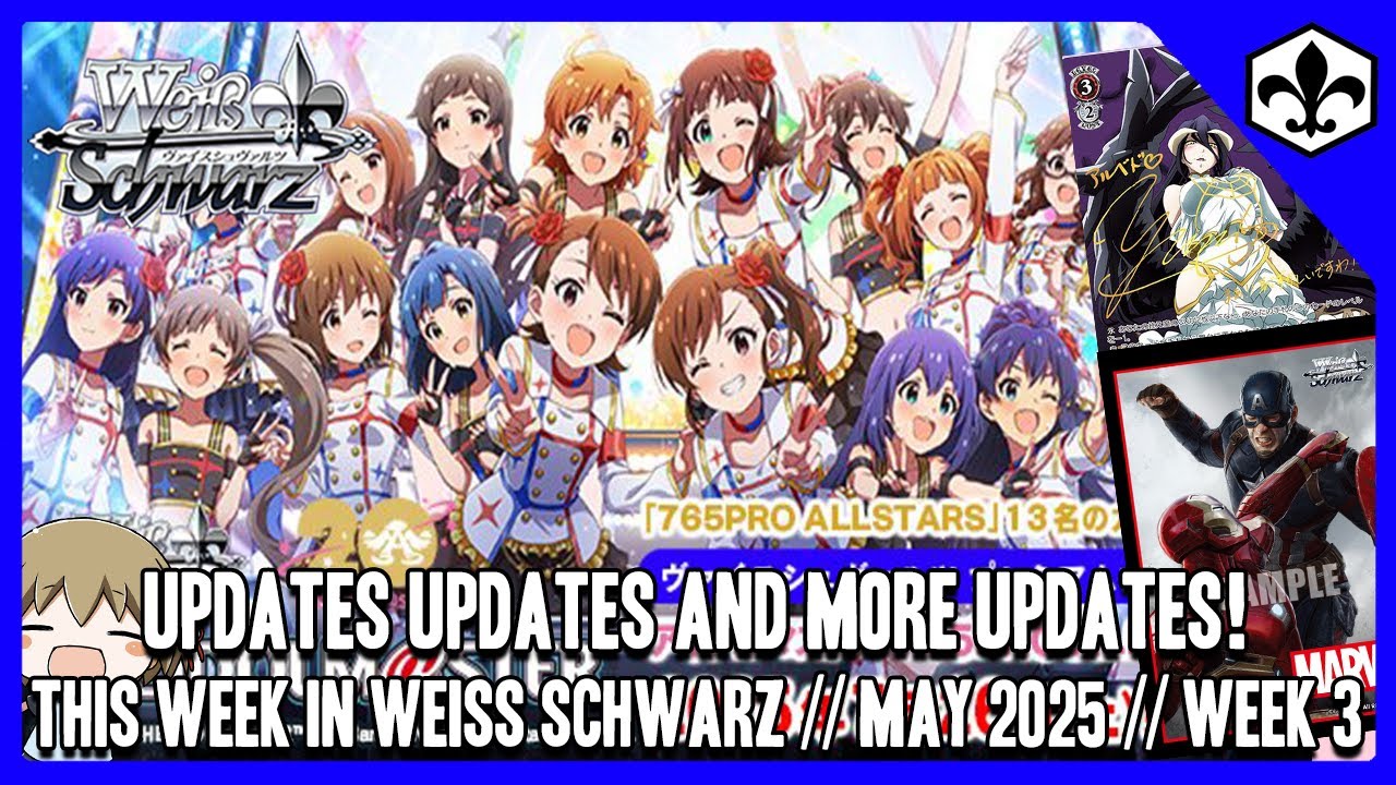 Idolmaster, Kaiju No. 8, Azur Lane, and Marvel Updates! [This Week in Weiss Schwarz]
