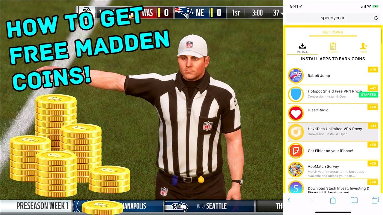 How To Get FREE EA COINS and PACKS in MADDEN NFL 19 ULTIMATE TEAM!