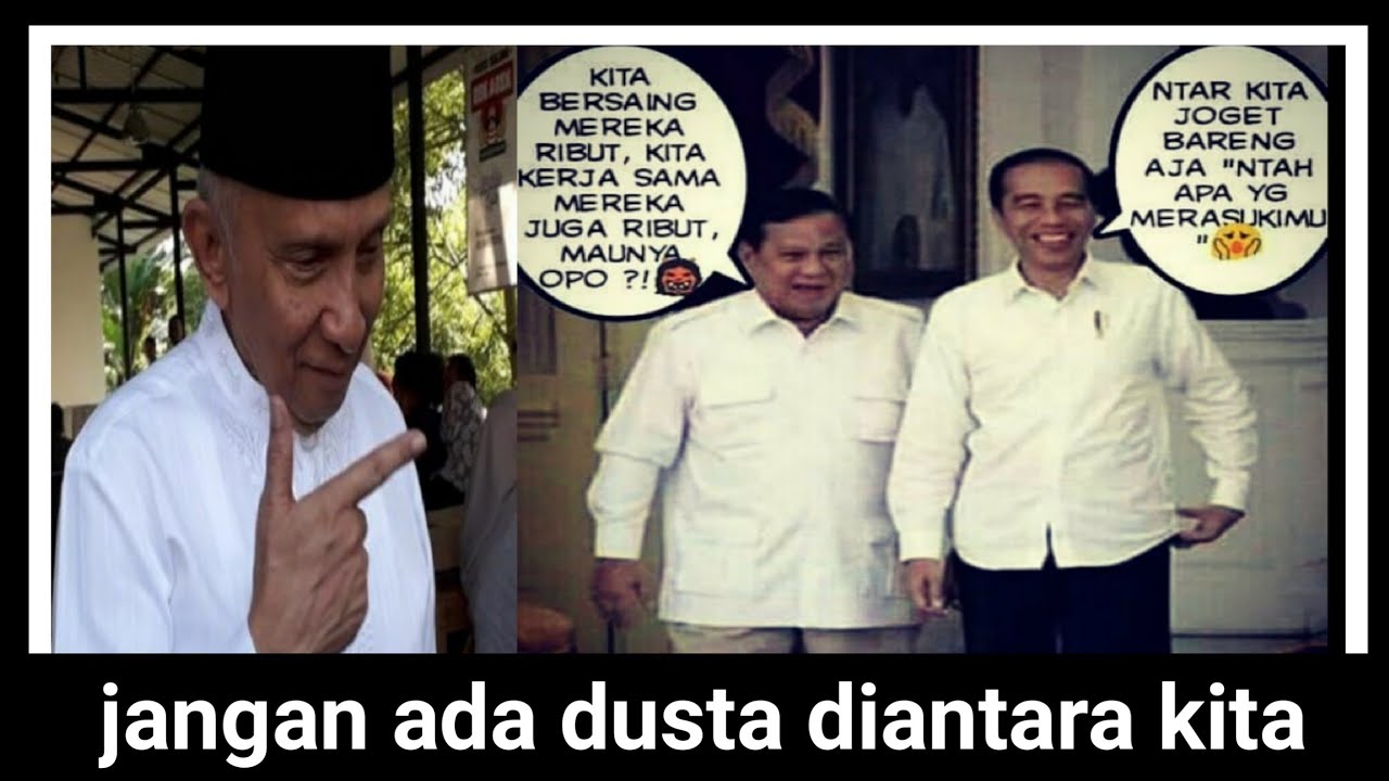 Amien rais ingatkan janji prabowo
