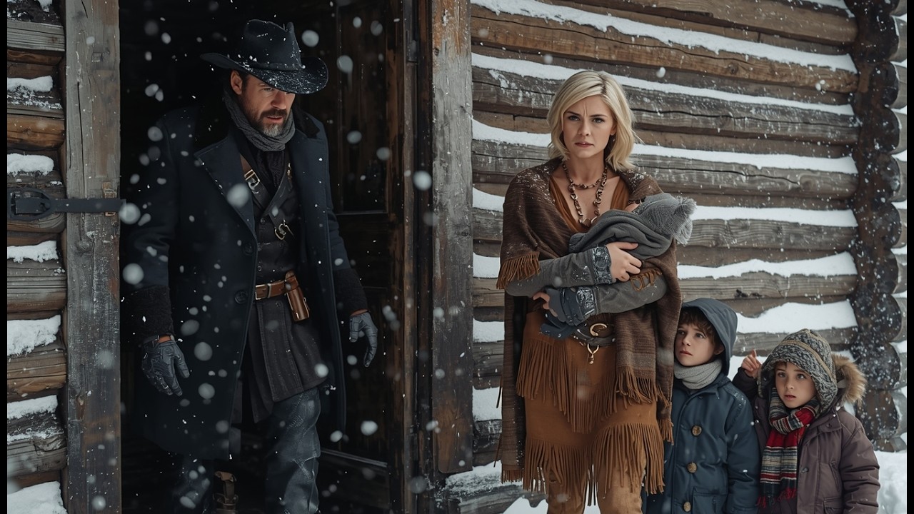 The Lone Cowboy Who Rescued a Widow and Her Children Said, “I Never Had a Wife”