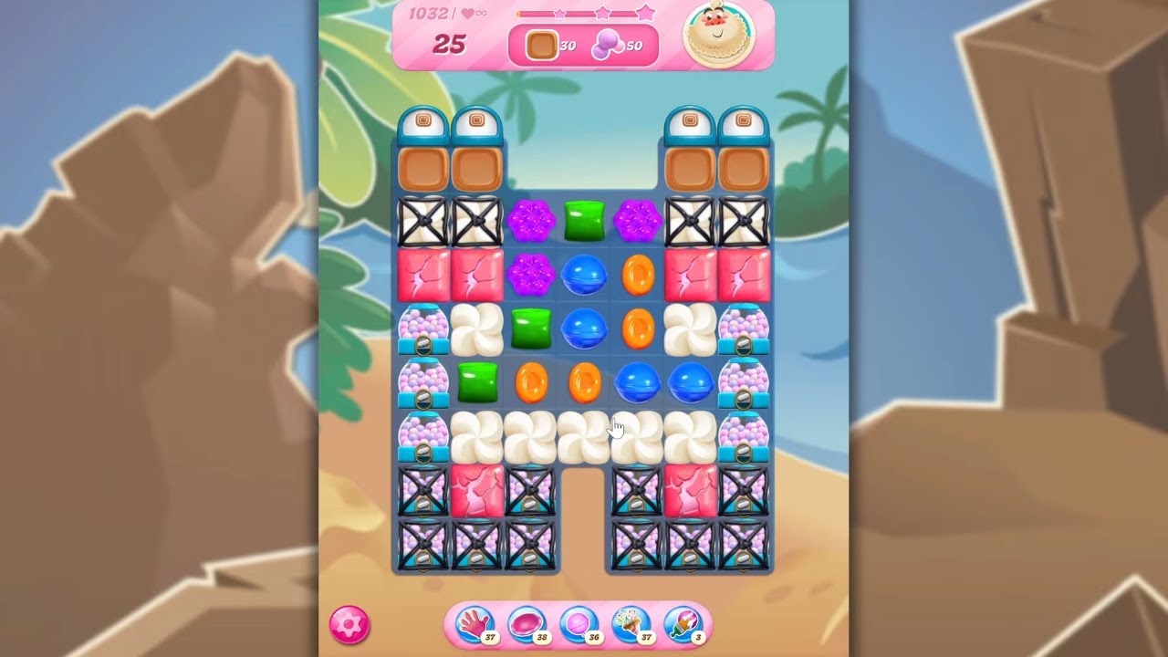 Candy Crush Saga LEVEL 1032 NO BOOSTERS (new version)🐟☑️