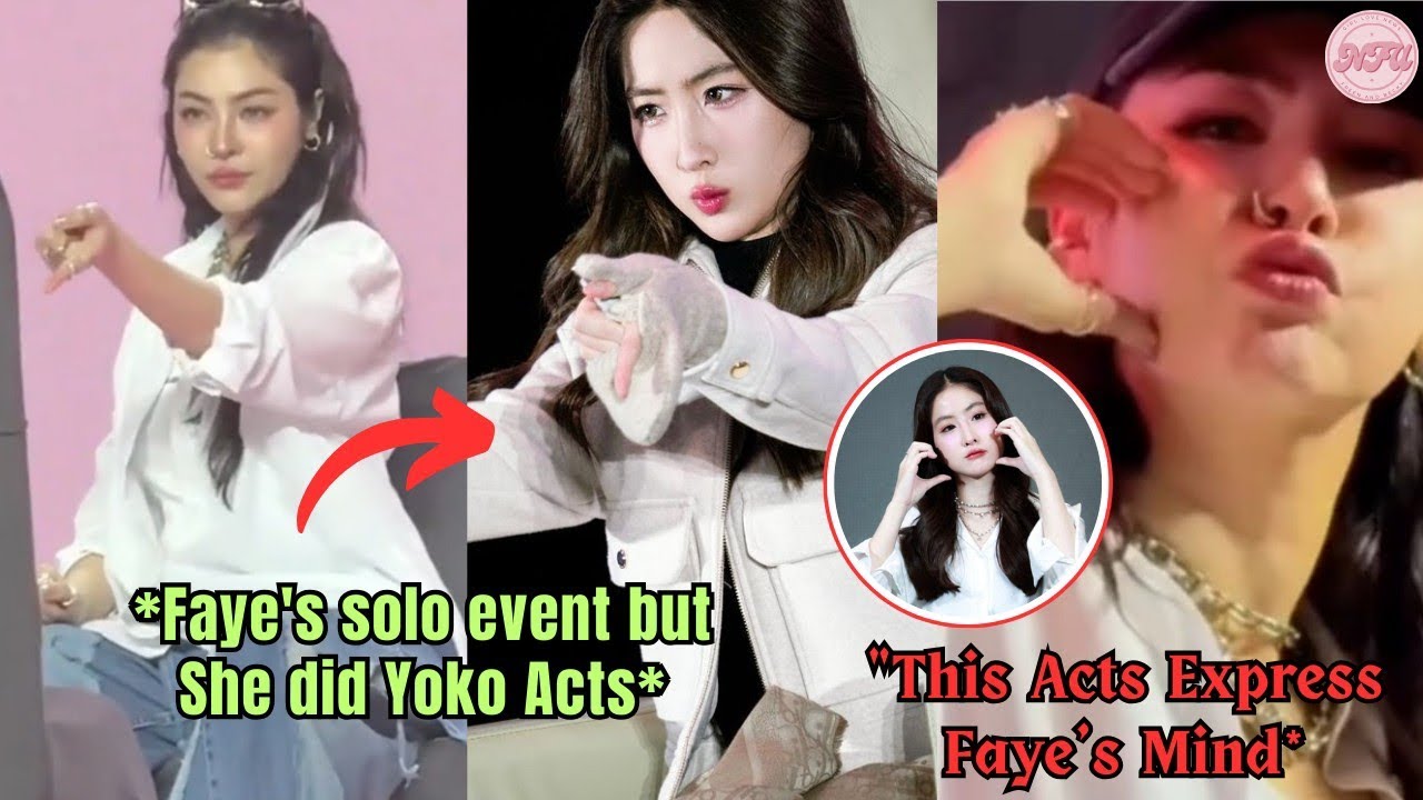 (FayeYoko) Although Faye Is Holding Her Solo Event, She Did Many Of Yoko's Acts