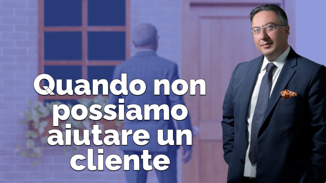 QUANDO NON POSSIAMO AIUTARTI A VENDERE IL TUO IMMOBILE !