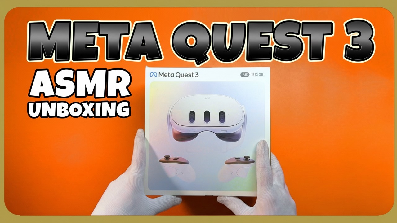 Meta Quest 3 - ASMR Unboxing | 4K 2026